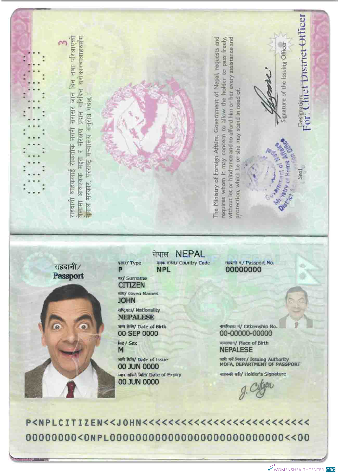 Angola LNG proof of address utility bill template in Word and PDF format